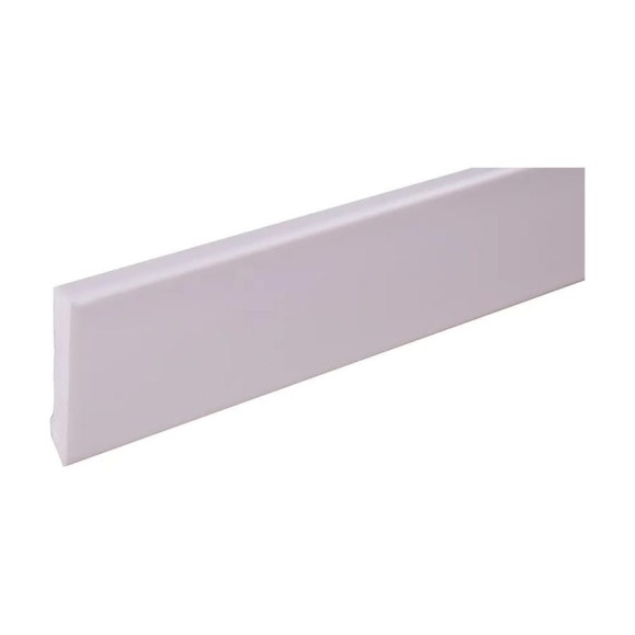 Плинтус Arbiton STIQ S0820W белый, 2200x80x10 мм, 10 штук в упаковке 554126