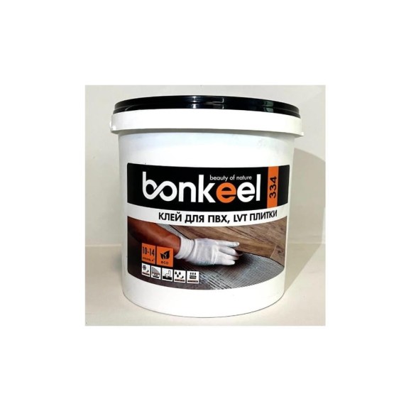 Клей Bonkeel 334 3,5 кг, для ПВХ и LVT плитки, морозостойки 585976 Клей Bonkeel 334 3,5 кг, для ПВХ и LVT плитки, морозостойки 585976