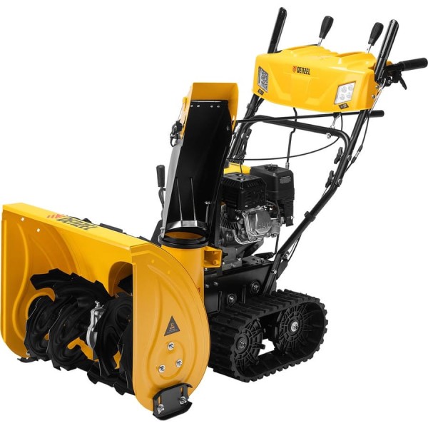 Бензиновая снегоуборочная машина Denzel sbm 610dt pro, 212cc, гусеницы, эл.старт, блок. дифф. 97657