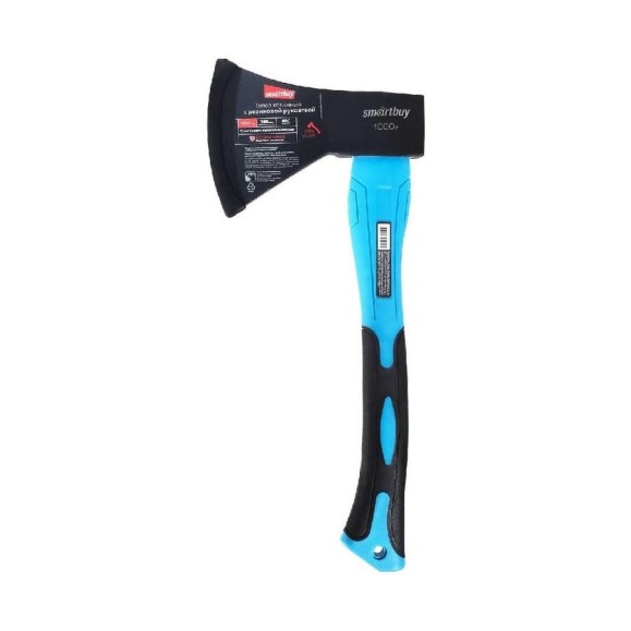Кованный топор Smartbuy tools 1000 г, с фиберглассовой резиновой рукояткой SBT-AX-1000p2 Кованный топор Smartbuy tools 1000 г, с фиберглассовой резиновой рукояткой SBT-AX-1000p2