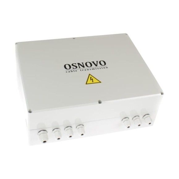 Уличный коммутатор PoE OSNOVO SW-80402-W(port 60W) на 6 портов. sct1434