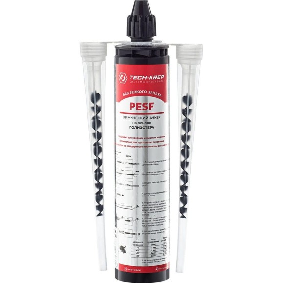 Химический анкер Tech-Krep PESF POLYESTER 300мл 155336 Химический анкер Tech-Krep PESF POLYESTER 300мл 155336