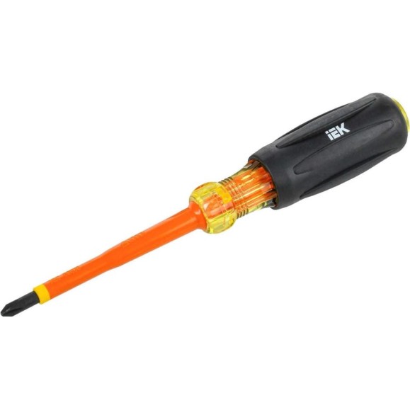 Отвертка IEK Arma2l 5 диэлектрическая ph2x100 т3 A2L5-SC30-T3-PH-20-100 Отвертка IEK Arma2l 5 диэлектрическая ph2x100 т3 A2L5-SC30-T3-PH-20-100