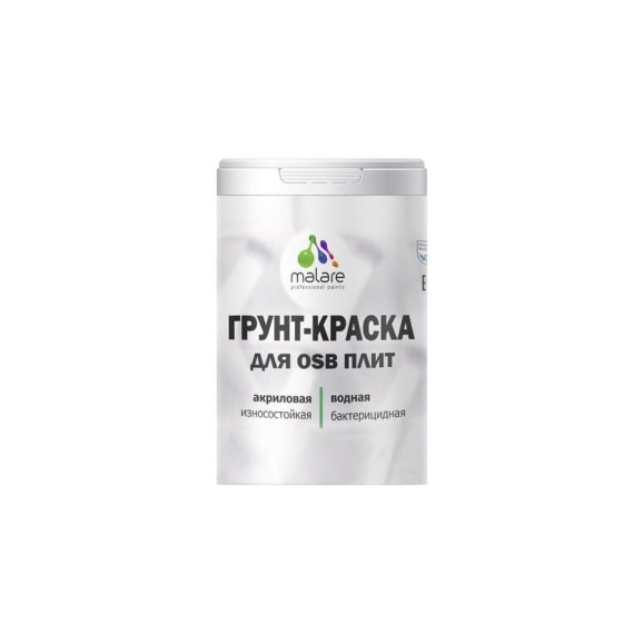 Акриловая краска MALARE для ОСБ плит для дерева для наружных и внутренних работ, без запаха матовая, аквамарин, 1 кг. КОСБААКВМ0100 Акриловая краска MALARE для ОСБ плит для дерева для наружных и внутренних работ, без запаха матовая, аквамарин, 1 кг. КОСБААКВМ0100