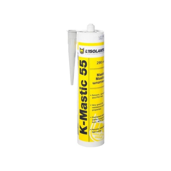 Клей герметик K-FLEX k-mastic 55, crystal, 290 мл R89999530038 Клей герметик K-FLEX k-mastic 55, crystal, 290 мл R89999530038