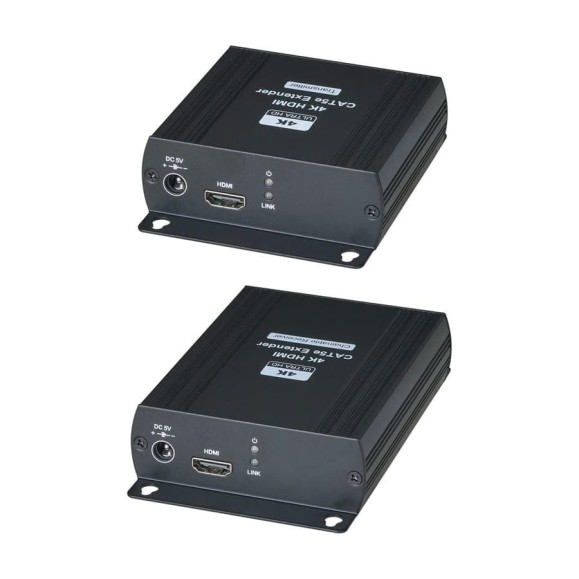 Комплект (передатчик + приёмник) для передачи HDMI сигнала SC&T HE03L-4K по одному кабелю витой пары на расстояние до 140 м (CAT6) с возможностью каскадного подключения дополнительных приемников sct1248 Комплект (передатчик + приёмник) для передачи HDMI сигнала SC&T HE03L-4K по одному кабелю витой пары на расстояние до 140 м (CAT6) с возможностью каскадного подключения дополнительных приемников sct1248