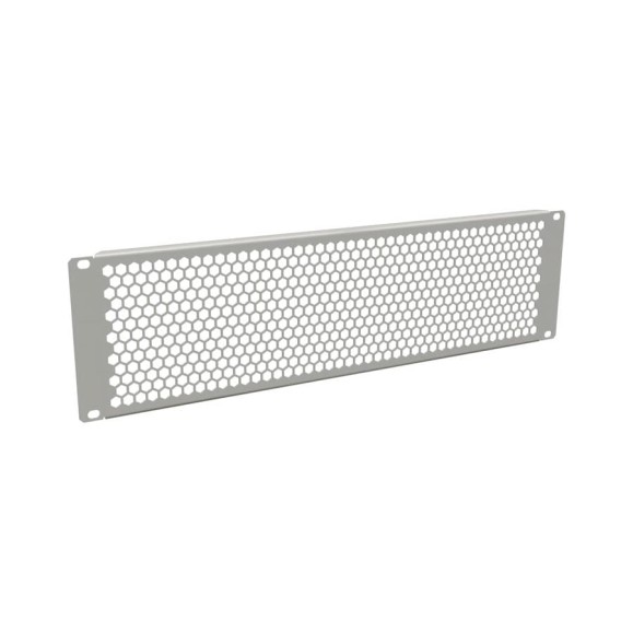 Фальш-панель Hyperline BPD-3-RAL7035 перфорированная, на 3U, цвет серый (RAL 7035) 483502
