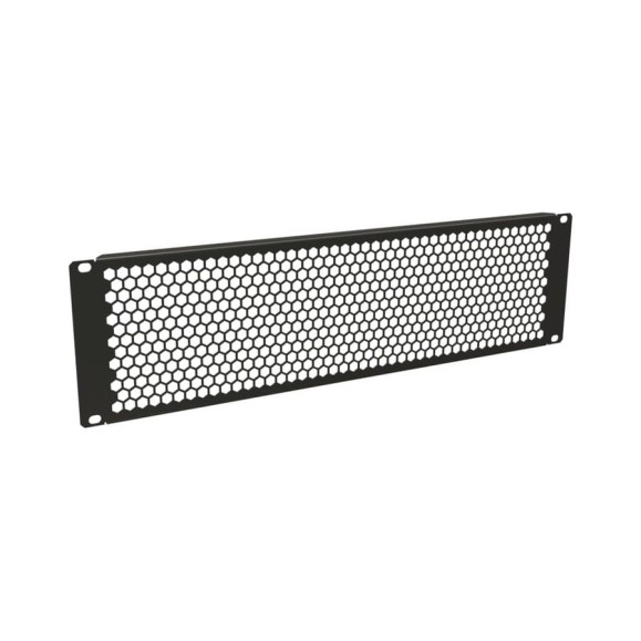 Фальш-панель Hyperline BPD-3-RAL9005 перфорированная, на 3U, цвет черный (RAL 9005) 483499