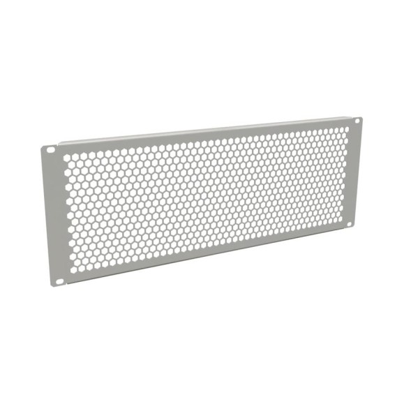 Фальш-панель Hyperline BPD-4-RAL7035 перфорированная, на 4U, цвет серый (RAL 7035) 483503