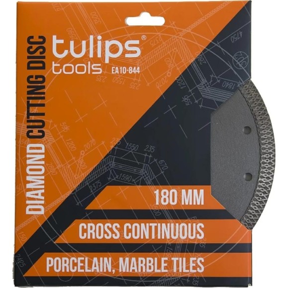 Диск алмазный 180 мм для керамогранита Tulips Tools EA10-844