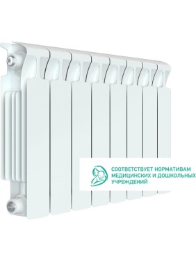 Биметаллический радиатор RIFAR MONOLIT 350 8 секций, боковое подключение RG008M0Q7PRC1L Биметаллический радиатор RIFAR MONOLIT 350 8 секций, боковое подключение RG008M0Q7PRC1L