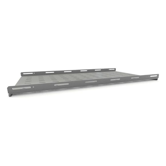 Стационарная полка Hyperline TSH3L-1050-RAL7035 глубина 1050 мм, с боковым креплением, нагрузка до 20 кг, для шкафов серии TTB, TTR, 485x1050мм (ШхГ), цвет серый (RAL 7035) 451897