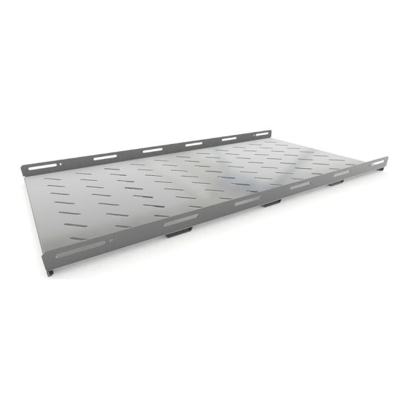 Стационарная усиленная полка Hyperline TSH3M-1050-RAL7035 глубина 1050 мм, с боковым креплением, нагрузка до 50 кг, для шкафов серии TTB, TTR, 485x1050мм (ШхГ), цвет серый (RAL 7035) 451902