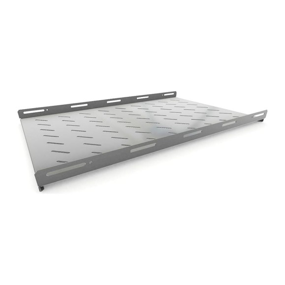 Стационарная полка Hyperline TSH3L-850-RAL7035 глубина 850 мм, с боковым креплением, нагрузка до 20 кг, для шкафов серии TTB, TTR, 485x850мм (ШхГ), цвет серый (RAL 7035) 451901