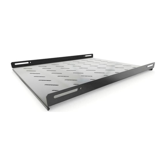 Стационарная полка Hyperline TSH3L-650-RAL7035 глубина 650 мм, с боковым креплением, нагрузка до 20 кг, для шкафов серии TTB, TTR, 485x650мм (ШхГ), цвет серый (RAL 7035) 451900