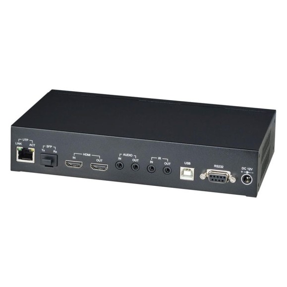 Передатчик KVM SC&T HKM02BPT-4K HDMI (1.4, до 4K(30Гц), USB, аудио, RS232 и ИК сигналов по Ethernet до 150м (CAT5e/CAT6), поддержка питания устройства по стандарту PoE 802.3af sct1182