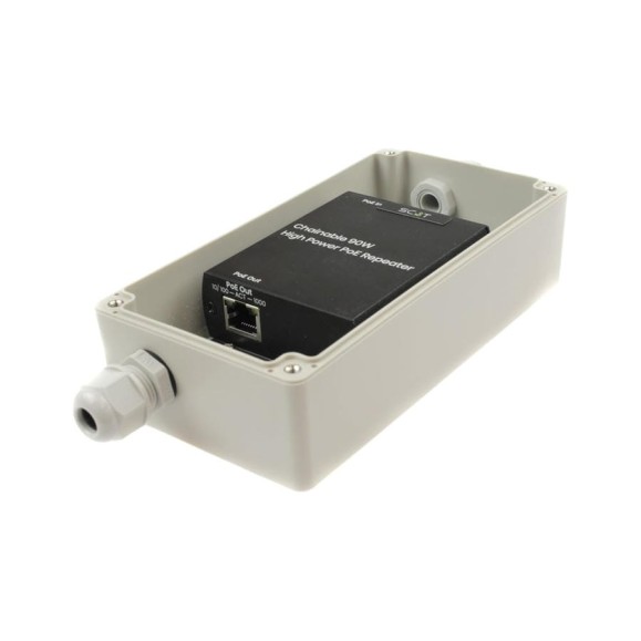 Уличный удлинитель SC&T IP04R-SO PoE af/at/bt по витой паре до 280 м sct1463