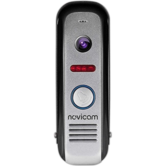 Вызывная панель Novicam MASK FHD SILVER v. AHD камера: 2.1 Мп (переключение AHD 1080p/AHD 720p/CVBS), угол обзора 127, ИК-фильтр, ИК 3м; реле Н.Р./Н.З.(БУЗ); раб 4483