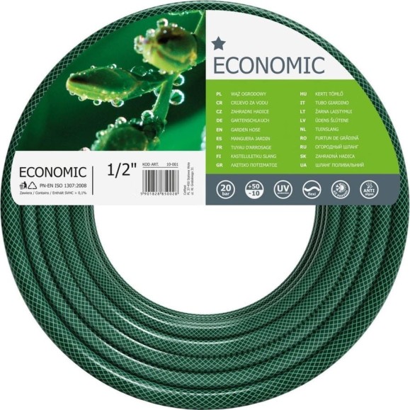 Садовый шланг Cellfast ECONOMIC 1/2", 100 м 10-700 Садовый шланг Cellfast ECONOMIC 1/2", 100 м 10-700