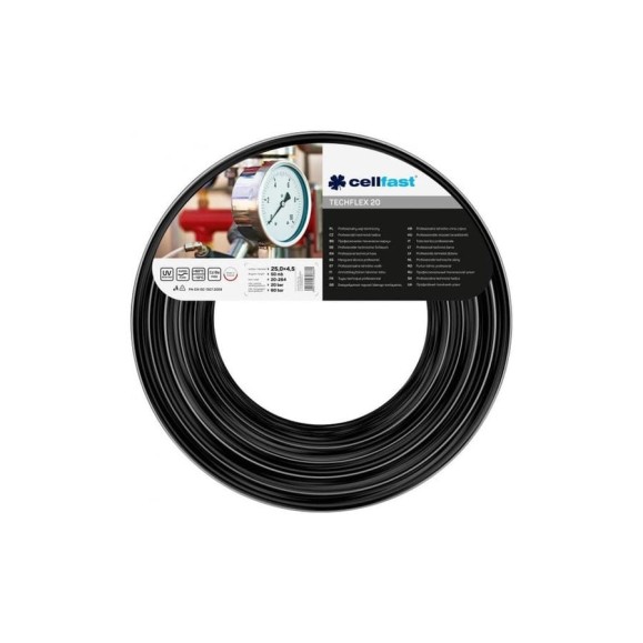 Технический шланг Cellfast TECHFLEX 25x4.5 мм, 50 м 20-264