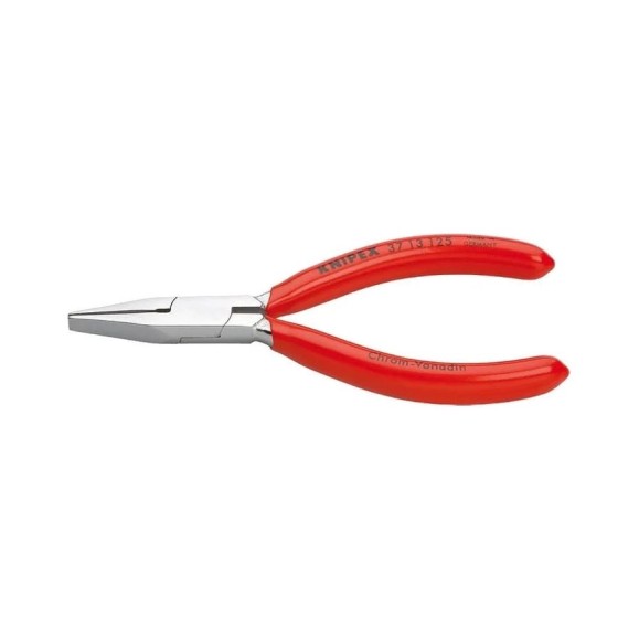 Захватные прецизионные плоскогубцы Knipex плоские широкие губки, 125 мм, хром KN-3713125