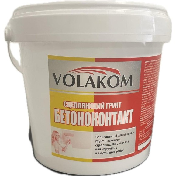 Адгезионный грунт Volakom Бетоноконтакт 2,5кг 658019 Адгезионный грунт Volakom Бетоноконтакт 2,5кг 658019