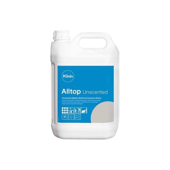 Cлабощелочное универсальное моющее средство Klinin ALLTOP Unscented 5 л, арт 205172, без запаха, гипоаллергенное 12023 Cлабощелочное универсальное моющее средство Klinin ALLTOP Unscented 5 л, арт 205172, без запаха, гипоаллергенное 12023