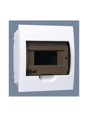 Корпус встраиваемый пластиковый ЩРВ-П, 8 мод., IP41 Dekraft 31003DEK