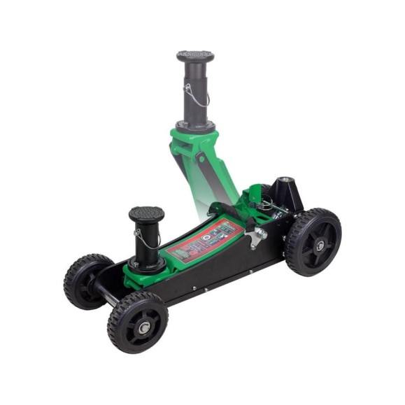 Подкатной гидравлический двухпоршневой домкрат Rockforce 2.5т, h min 155мм, h max 615 мм RF-T830018E MT(57717)