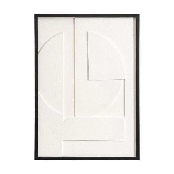 Декоративное панно Bergenson Bjorn с эффектом 3D Minimalism, 50x70 см, белый\бежевый BB0000607 Декоративное панно Bergenson Bjorn с эффектом 3D Minimalism, 50x70 см, белый\бежевый BB0000607