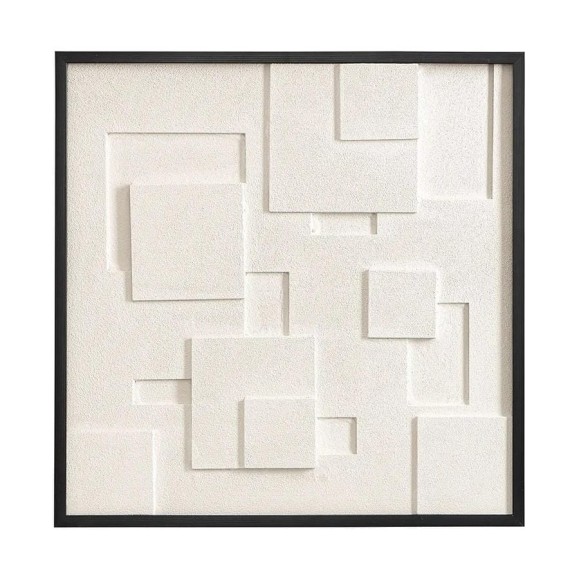 Декоративное панно Bergenson Bjorn с эффектом 3D Minimalism, 60x60 см, черный BB0000588 Декоративное панно Bergenson Bjorn с эффектом 3D Minimalism, 60x60 см, черный BB0000588