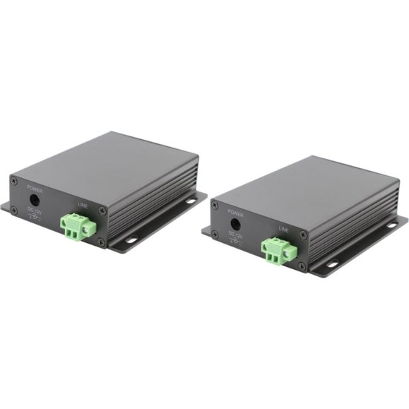 Удлинитель Ethernet (VDSL) OSNOVO TR-IP/1-KIT по коаксиальному кабелю RG59 (RG6), телефонному, силовому кабелю sct0674