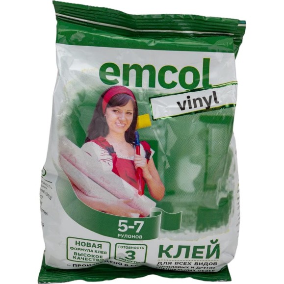 Клей для обоев emcol Винил 200 г 4607133680374