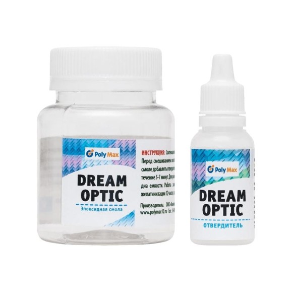 Модифицированная прозрачная эпоксидная смола Poly max Dream Optic 68 гр. DO0.68 Модифицированная прозрачная эпоксидная смола Poly max Dream Optic 68 гр. DO0.68