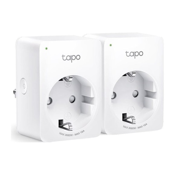 Умная Wi-Fi мини розетка TP-LINK с мониторингом энергопотребления TAPO P110(2-PACK)