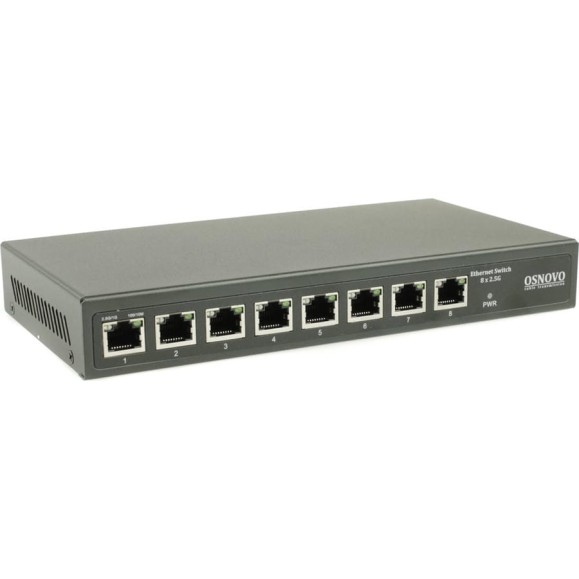 Коммутатор 2.5G Ethernet на 8 RJ45 портов OSNOVO SW-8D-1 sct1501