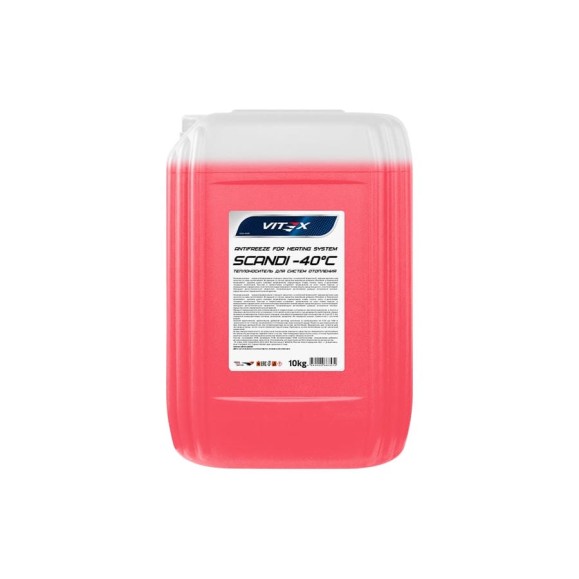 Антифриз для системы отопления VITEX Scandi -40С красный 10 кг v116005