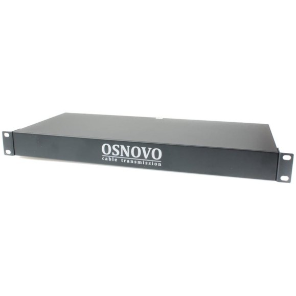 Оптический передатчик OSNOVO TA-H162-15F 16 каналов видео HDCVI/HDTVI/AHD/CVBS и 1 двунаправленного канала управления (RS485/полудуплекс) по одномодовому оптоволокну до 20км sct1429