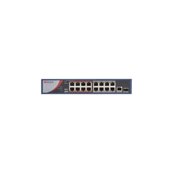 Неуправляемый PoE-коммутатор HIWATCH DS-S1816P(B) АН5022470