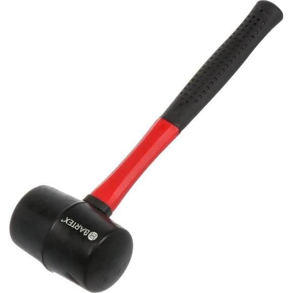 Киянка BARTEX 680 г, резина, фибергласовая рукоятка 162875