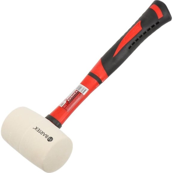 Киянка BARTEX 680 г, резина, фибергласовая рукоятка 309001