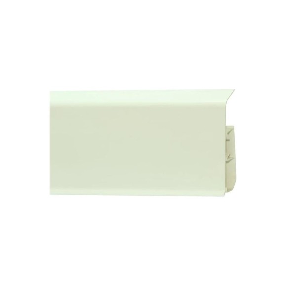 Напольный пластиковый плинтус Royce 80 мм (2200x80x20) Плинтус Royce 318 Белый Матовый