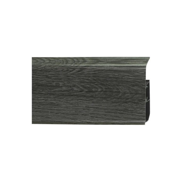 Напольный пластиковый плинтус Royce 80 мм (2200x80x20) Плинтус Royce 313 Дуб Элинга