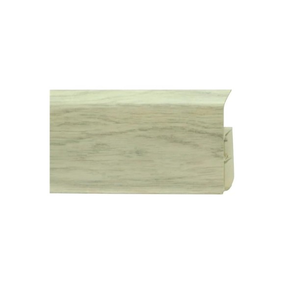 Напольный пластиковый плинтус Royce 80 мм (2200x80x20) Плинтус Royce 303 Дуб Соубери