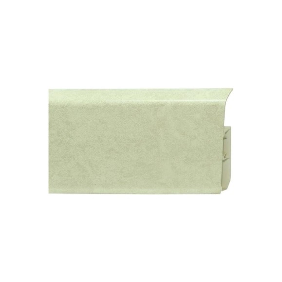 Напольный пластиковый плинтус Royce 80 мм (2200x80x20) Плинтус Royce 341 Кварц белый