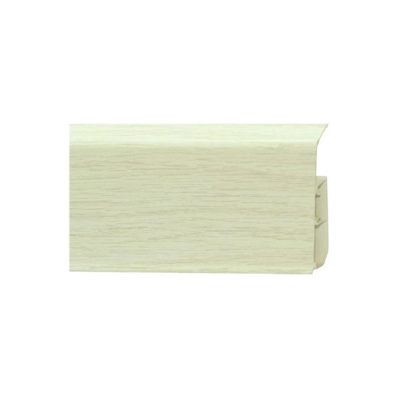 Напольный пластиковый плинтус Royce 80 мм (2200x80x20) Плинтус Royce 321 Дуб Белый