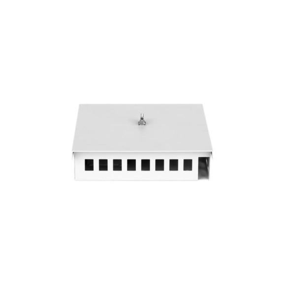 Настенный кросс NIKOMAX essential line, до 8 sc/lc портов, серый, неукомплект NMF-WP08SC-OP-ES-GY