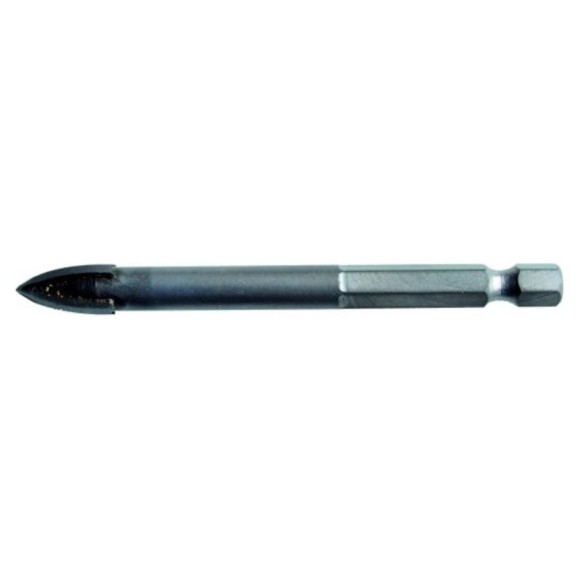 Сверло по кафелю 4 режущие кромки, Е 1/4", 5 мм 888 6864254
