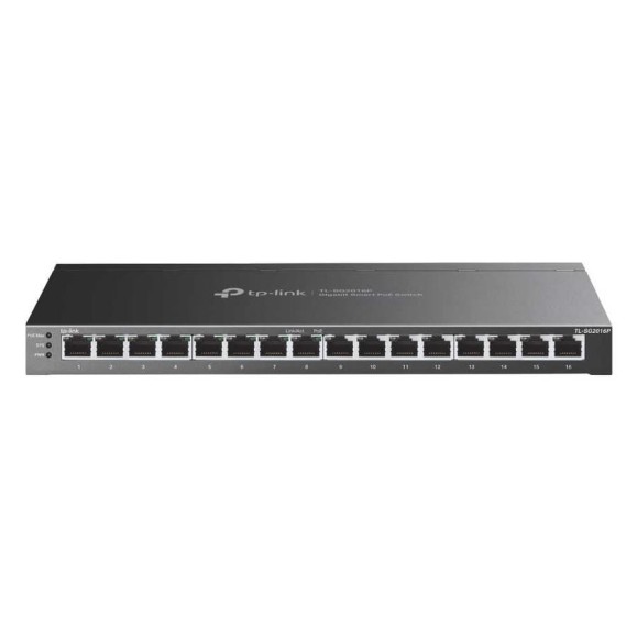 16-портовый гигабитный коммутатор TP-Link JetStream Smart с 8 портами PoE+ TL-SG2016P