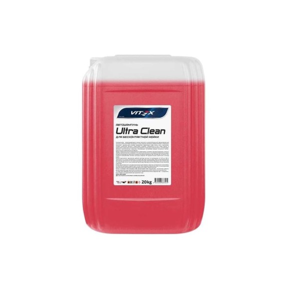 Автошампунь для бесконтактной мойки Ultra Clean красный, 20 кг VITEX v900806
